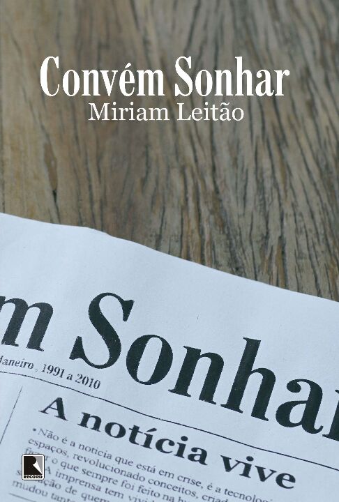 Capa do livro Convém Sonhar, de Miriam Leitao