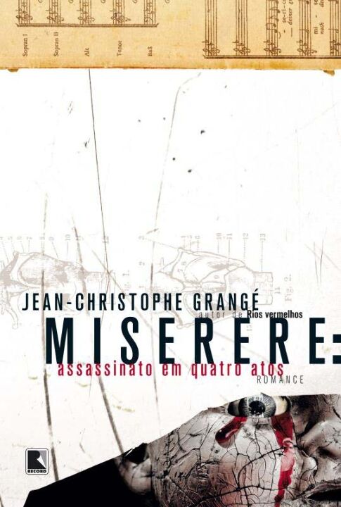 Capa do livro Miserere: Assassinato em Quatro Atos, de Jean-Christophe Grange