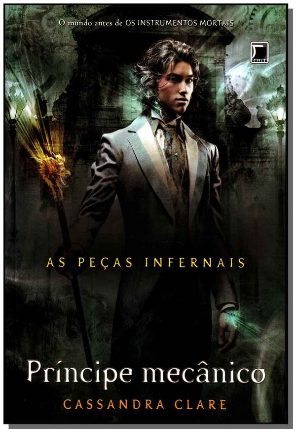 Capa do livro Príncipe Mecânico (Vol. 2 as Peças Infernais), de Cassandra Clare
