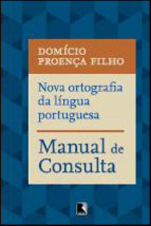 Capa do livro Nova Ortografia da Língua Portuguesa: Manual de Consulta, de Domicio Proenca Filho