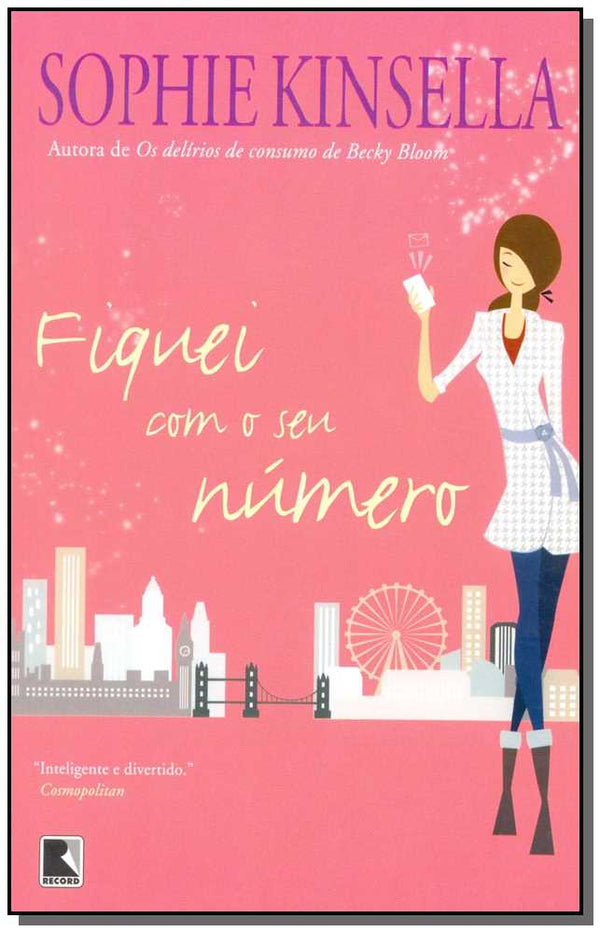 Capa do livro Fiquei com Seu Número, de Sophie Kinsella