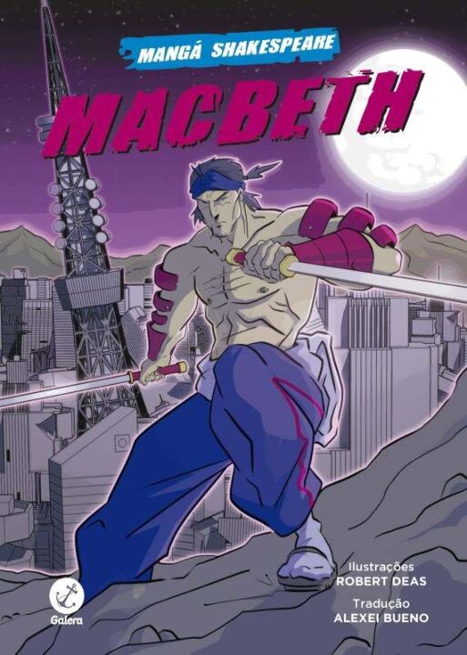Capa do livro Macbeth (Mangá Shakespeare), de William Shakespeare