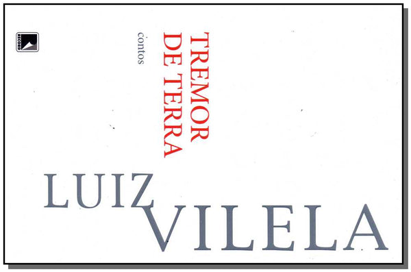 Capa do livro Tremor de Terra, de Luiz Vilella