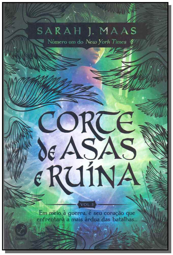Capa do livro Corte de Asas e Ruína (Vol. 3 Corte de Espinhos e Rosas), de Sarah J. Maas