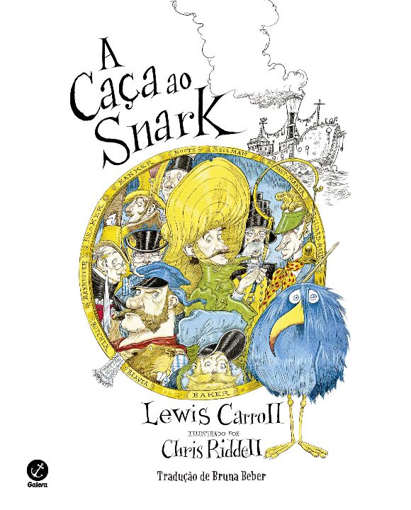 Capa do livro A Caça ao Snark, de Lewis Carroll