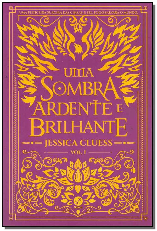 Capa do livro Uma Sombra Ardente Brilhante - Vol.1, de Jessica Cluess