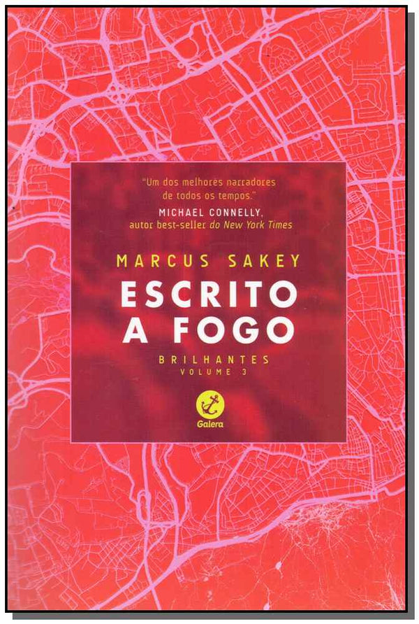Capa do livro Escrito a Fogo, de Marcus Sakey