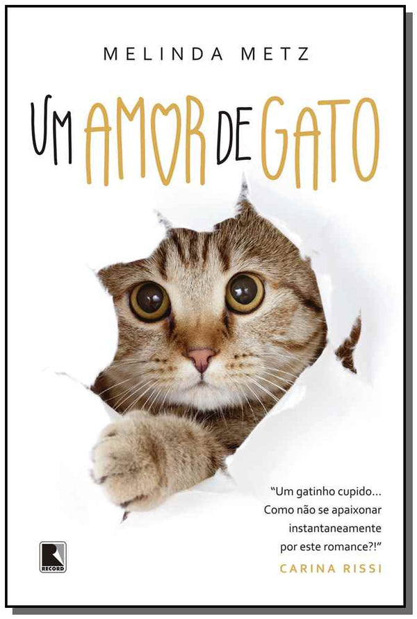 Capa do livro Um Amor de Gato, de Melinda Metz
