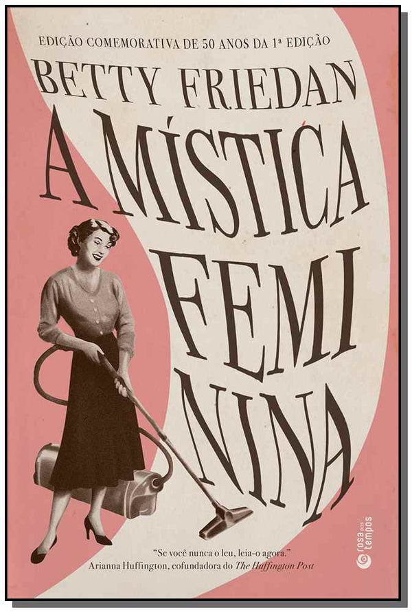 Capa do livro A Mística Feminina, de Betty Friedan