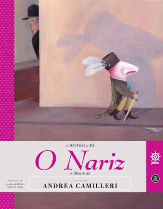 Capa do livro O Nariz, de Andrea Camilleri