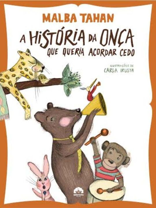 Capa do livro A História da Onça que Queria Acordar Cedo, de Malba Tahan