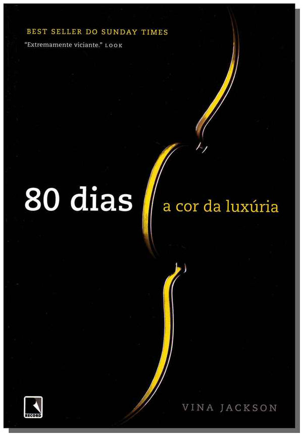 Capa do livro 80 Dias - A Cor da Luxúria, de Vina Jackson