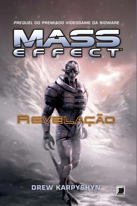 Capa do livro Mass Effect: Revelação (Vol. 1), de Drew Karpyshyn