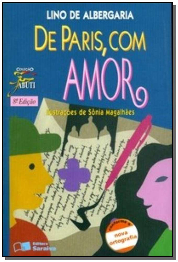 Capa do livro De Paris, com Amor, de Lino de Albergaria
