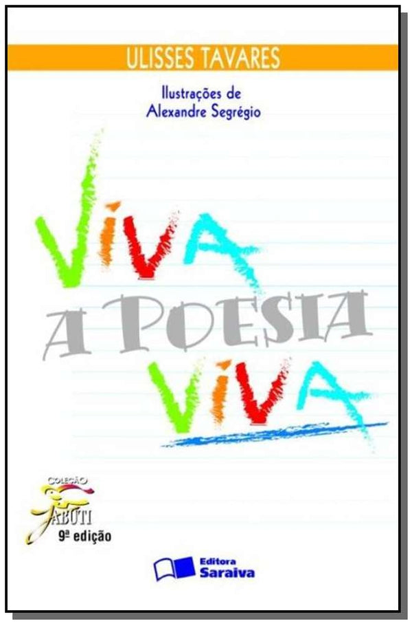 Capa do livro Viva a Poesia Viva, de Ulisses Tavares