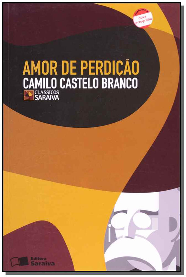 Capa do livro Amor de Perdicao - (Saraiva), de Camilo Castelo Branco