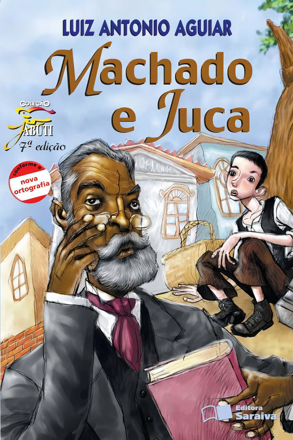 Capa do livro Machado e Juca, de Luiz Antonio Aguiar