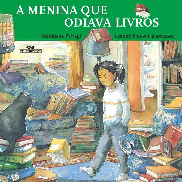 Capa do livro Menina que Odiava Livros, a, de Manjusha Pawagi