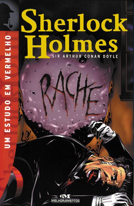 Capa do livro Um Estudo em Vermelho, de Sir Arthur Conan Doyle