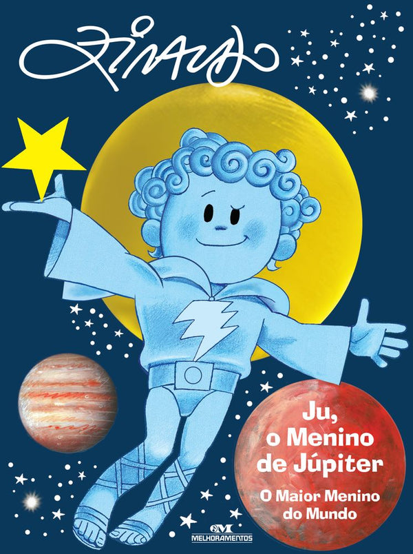 Capa do livro Ju, o Menino de Jupiter, de Ziraldo Alves Pinto