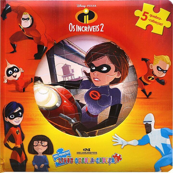 Capa do livro Incríveis 2 - Meu Primeiro Livro Quebra-Cabeças, o, de Disney