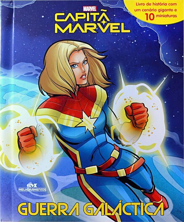 Capa do livro Capitã Marvel - Guerra Galáctica, de Marvel