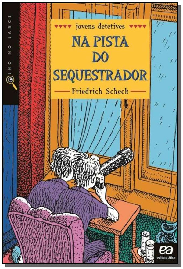 Capa do livro Na Pista do Sequestrador, de Friedrich Scheck