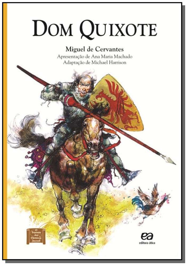 Capa do livro Dom Quixote, de Michael Harrison, Miguel de Cervantes