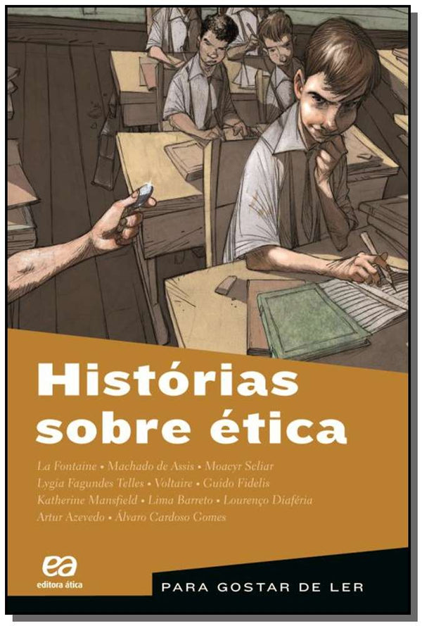 Capa do livro Histórias sobre Ética, de Fontaine; Assis; Scliar