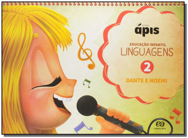 Capa do livro Projeto Ápis - Linguagens - Vol. 2 - 01ed/16, de Noemi e Dante