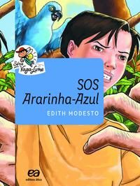 Capa do livro Sos Ararinha-Azul, de Edith Modesto