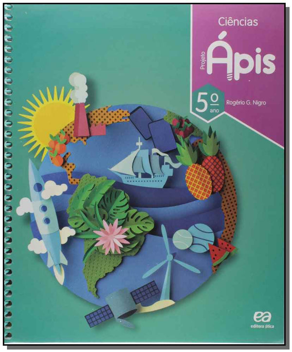 Capa do livro Projeto Ápis - Ciências - 5º Ano - 03ed/18, de Rogerio Nigro, Maria Cristina Campos