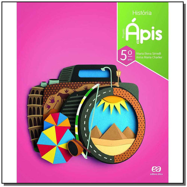 Capa do livro Projeto Ápis - História - 5º Ano - 03ed/18, de Maria Elena, Anna Maria