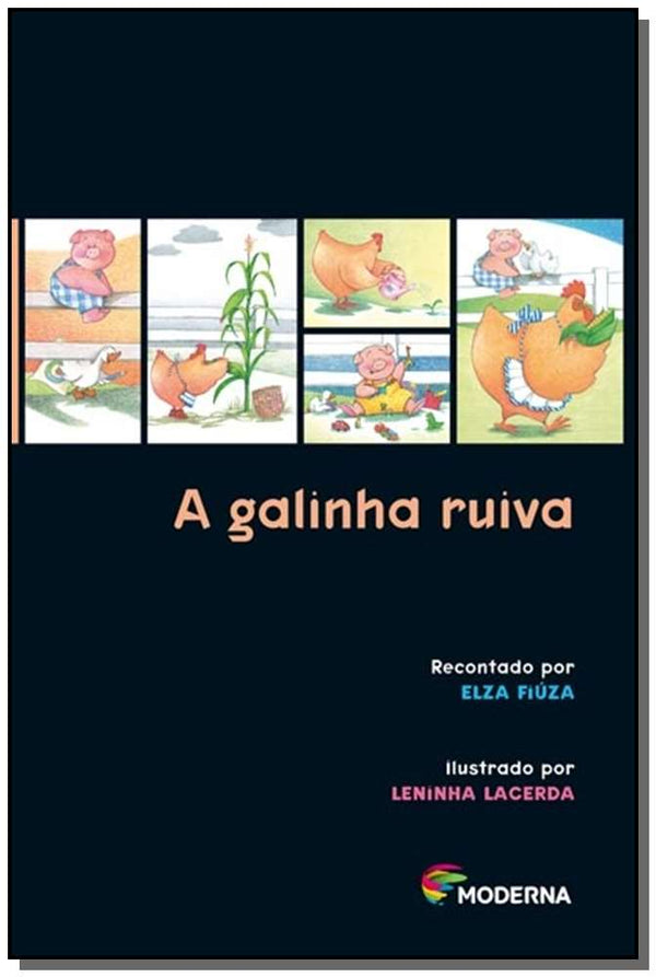 Capa do livro Galinha Ruiva, de Elza Fiuza