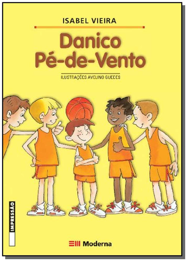 Capa do livro Danico Pé de Vento, de Isabel Vieira