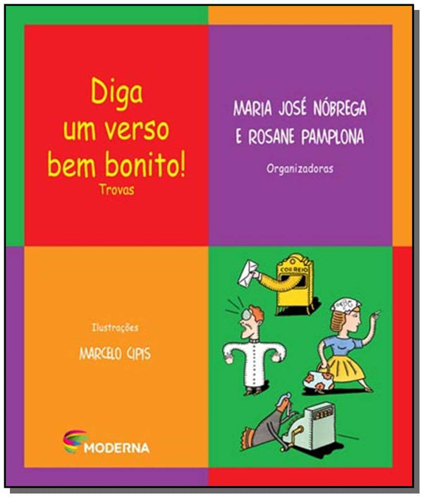 Capa do livro Diga um Verso Bem Bonito, de Maria Jose Nobrega