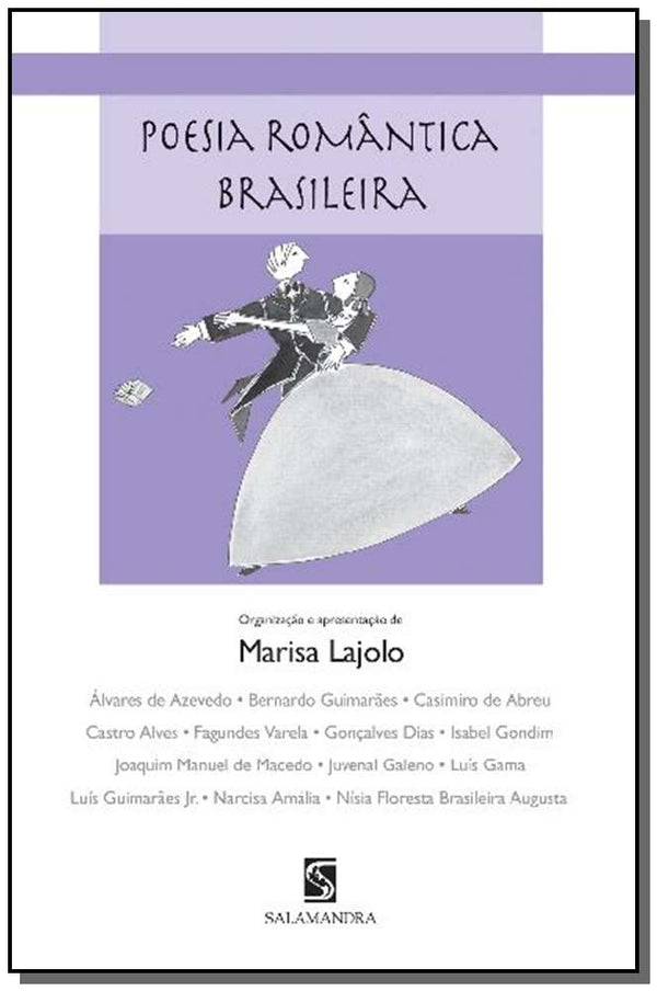 Capa do livro Poesia Romantica Brasileira, de Marisa Lajolo
