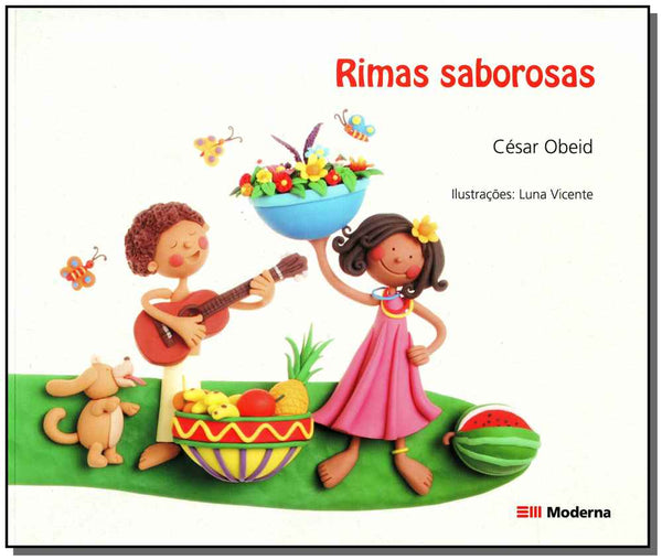 Capa do livro Rimas Saborosas, de Cesar Obeid