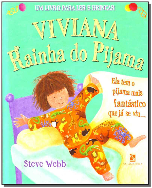 Capa do livro Viviana - Rainha do Pijama, de Steve Webb