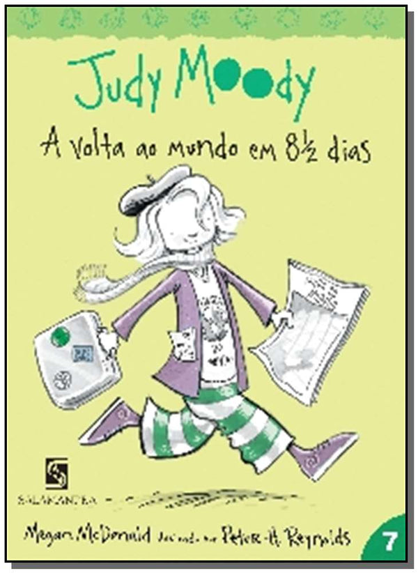 Capa do livro Judy Moody - A Volta ao Mundo em 8 1/2 Dias, de Megan Mcdonald