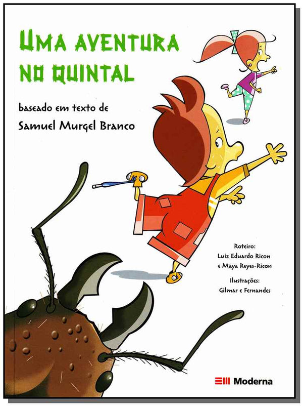 Capa do livro Uma Aventura no Quintal, de Samuekl Murgel Branco