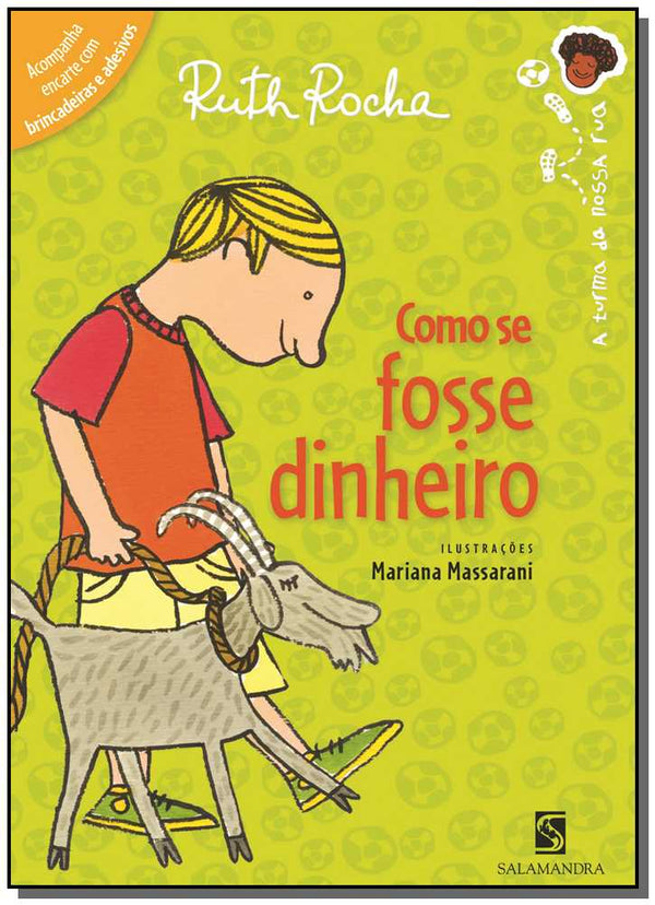Capa do livro Como se Fosse Dinheiro, de Ruth Rocha