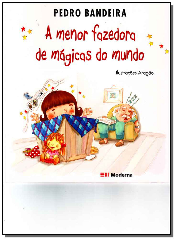 Capa do livro A Menor Fazedora de Mágicas do Mundo, de Pedro Bandeira