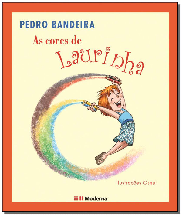 Capa do livro Cores de Laurinha, as, de Pedro Bandeira