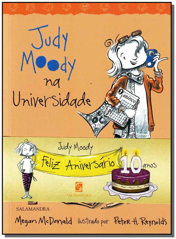 Capa do livro Judy Moody na Universidade, de Megan Mcdonald