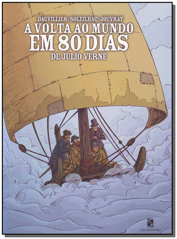 Capa do livro Volta ao Mundo em 80 Dias, a, de Julio Verne