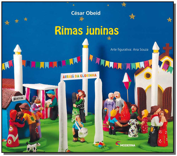 Capa do livro Rimas Juninas, de Cesar Obeid