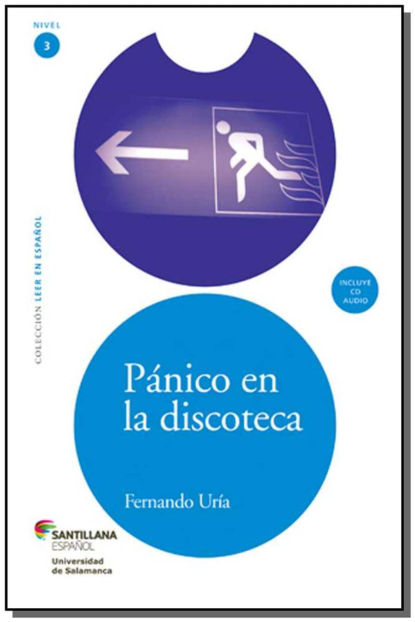 Capa do livro Panico En La Discoteca + Cd Audio 1a Ed, de Fernando Uria