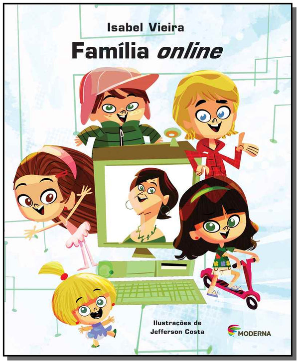 Capa do livro Familia Online, de Isabel Vieira
