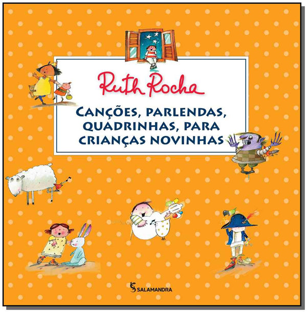 Capa do livro Canções, Parlendas, Quadrinhas para Crianças Novinhas, de Ruth Rocha